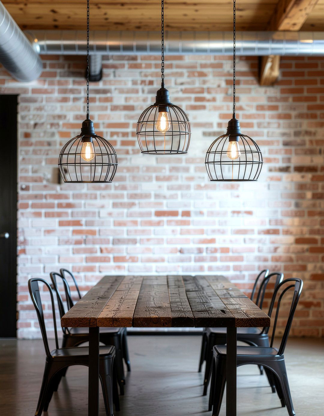 Industrial Pendant Lights - 30 dining room wishlist ideas