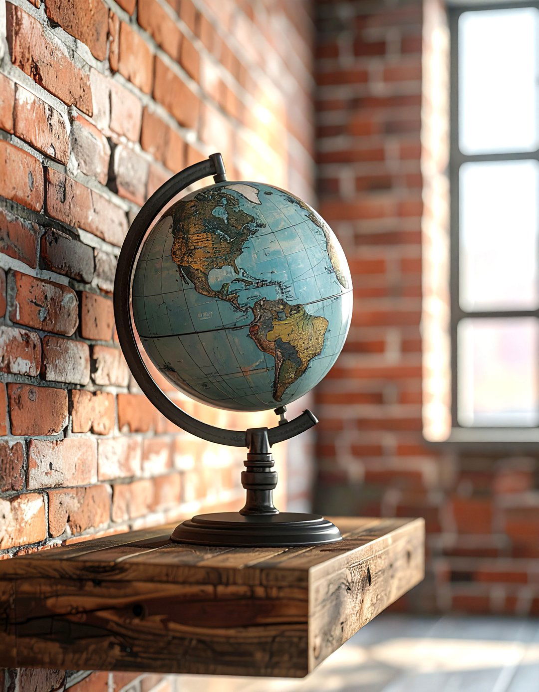 Industrial Pipe Globe - 30 globe decor ideas