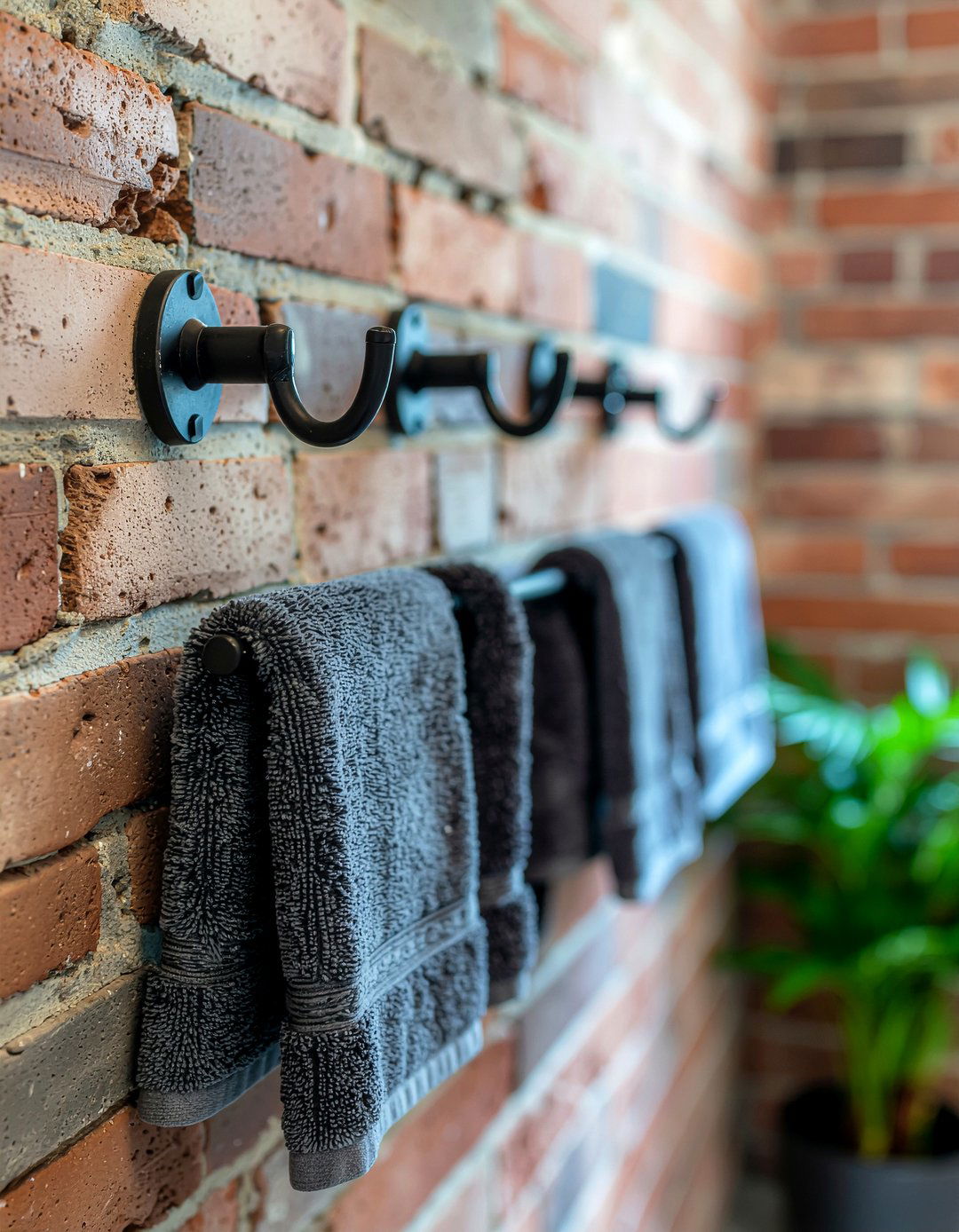 Industrial Pipe Hook - 30 bathroom towel hook ideas