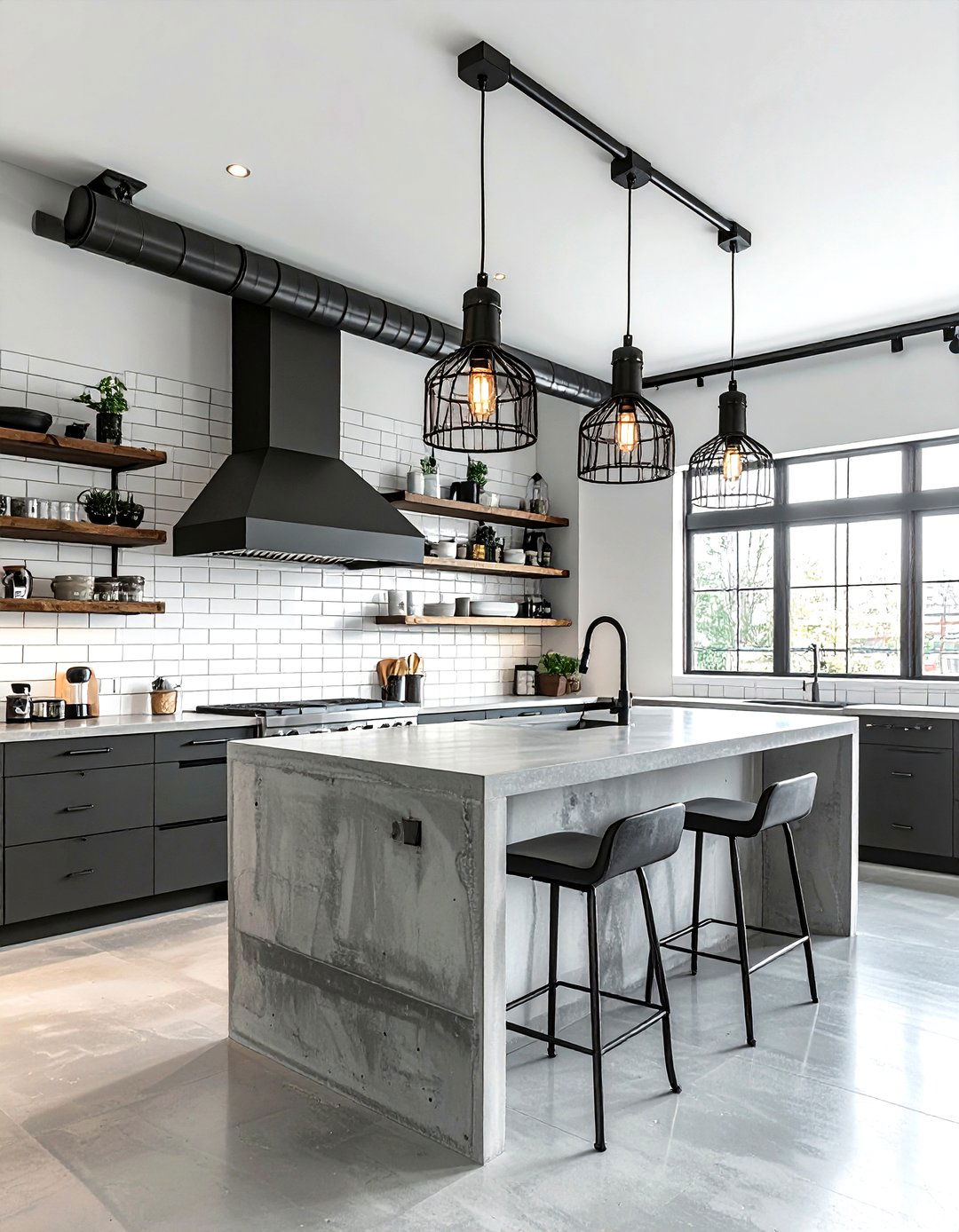 Industrial Pipe Kitchen Lighting - 30 kitchen chandelier ideas