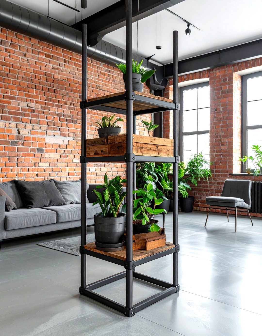 Industrial Pipe Plant Stand - 30 living room plant stands