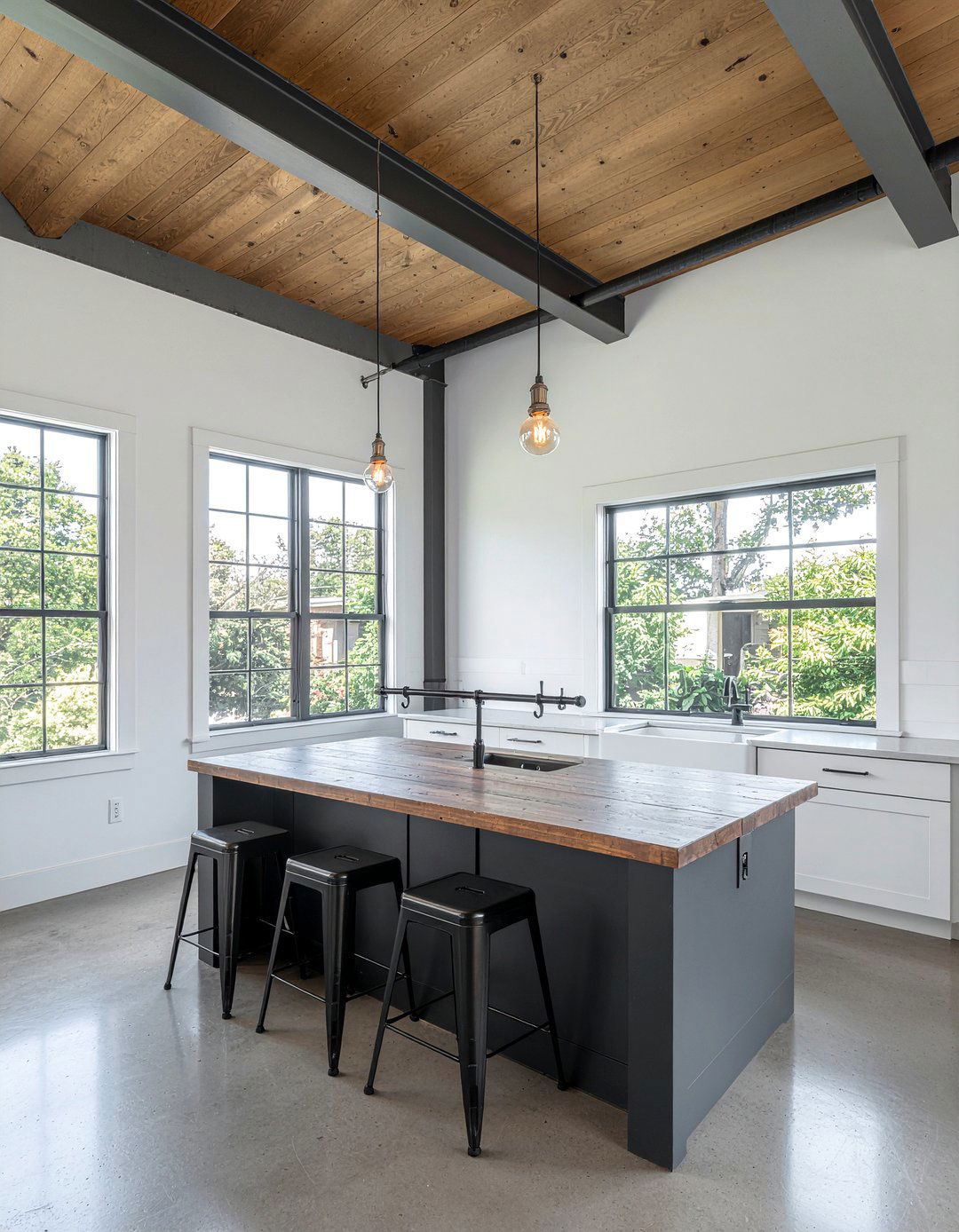 Industrial Pipe Pot Rack - 30 hanging pot rack kitchen ideas