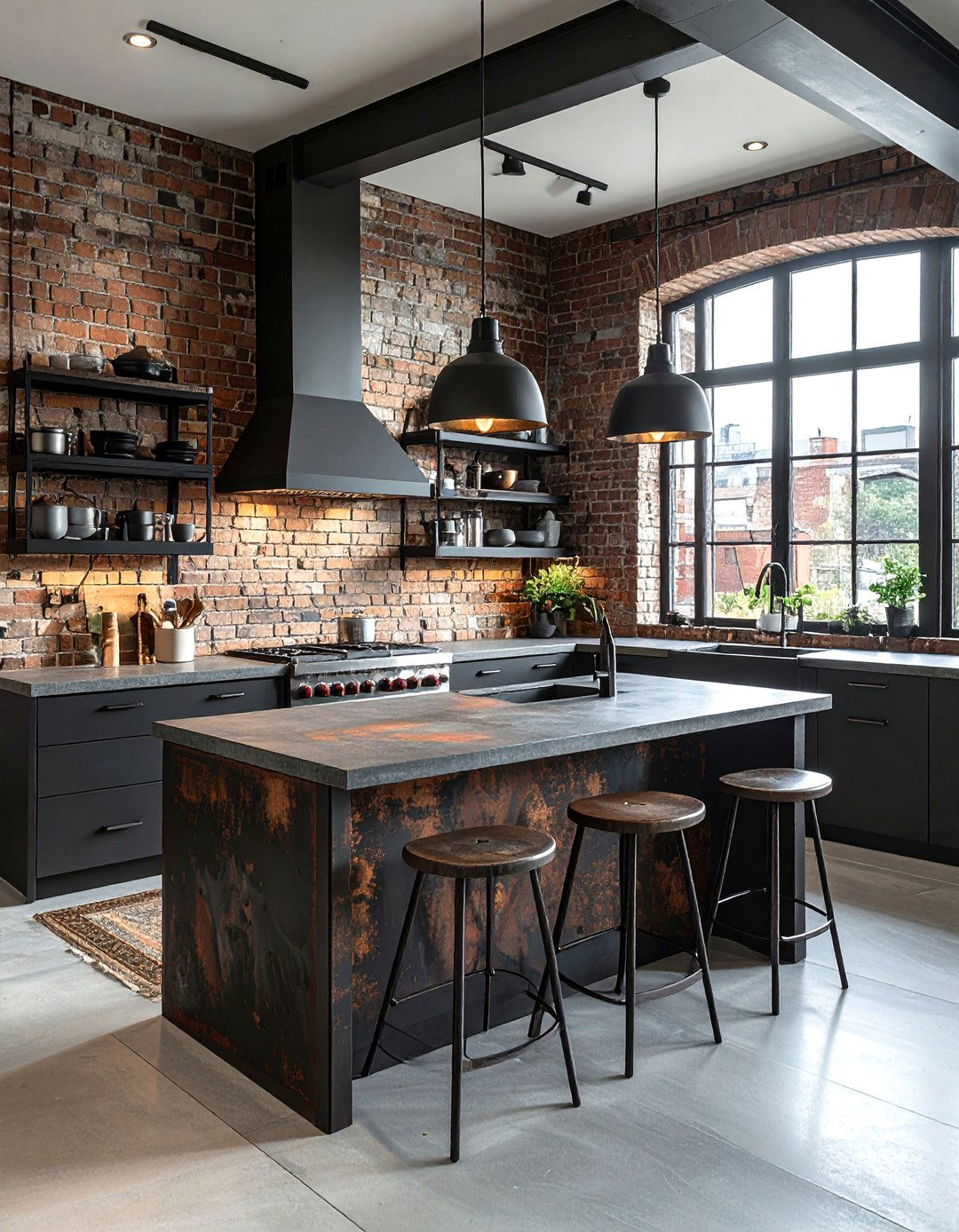 Industrial Porcelain Kitchen - 30 porcelain countertop kitchen ideas