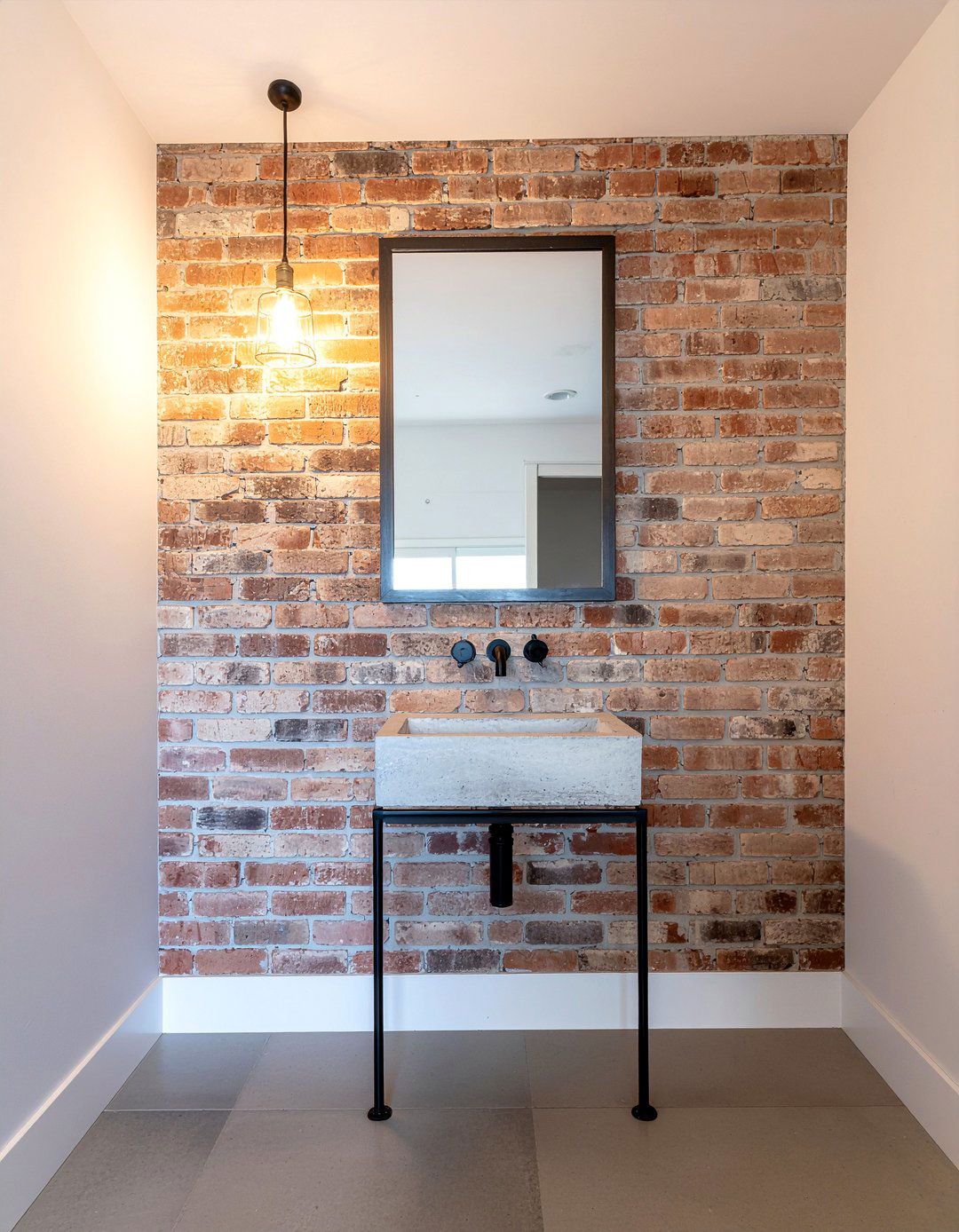 Industrial Powder Room - 30 half bathroom ideas