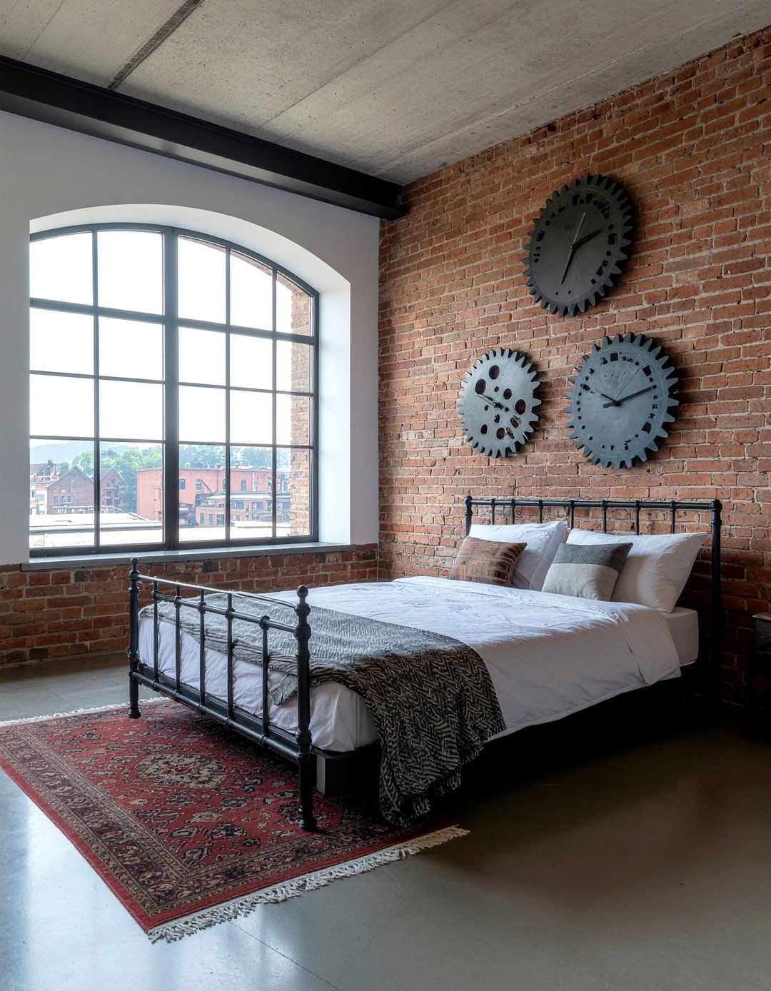 Industrial Railway Loft - 30 train bedroom ideas