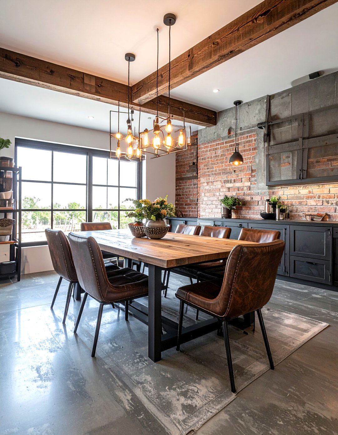 Industrial Ranch Interior - 30 Texas dining room ideas