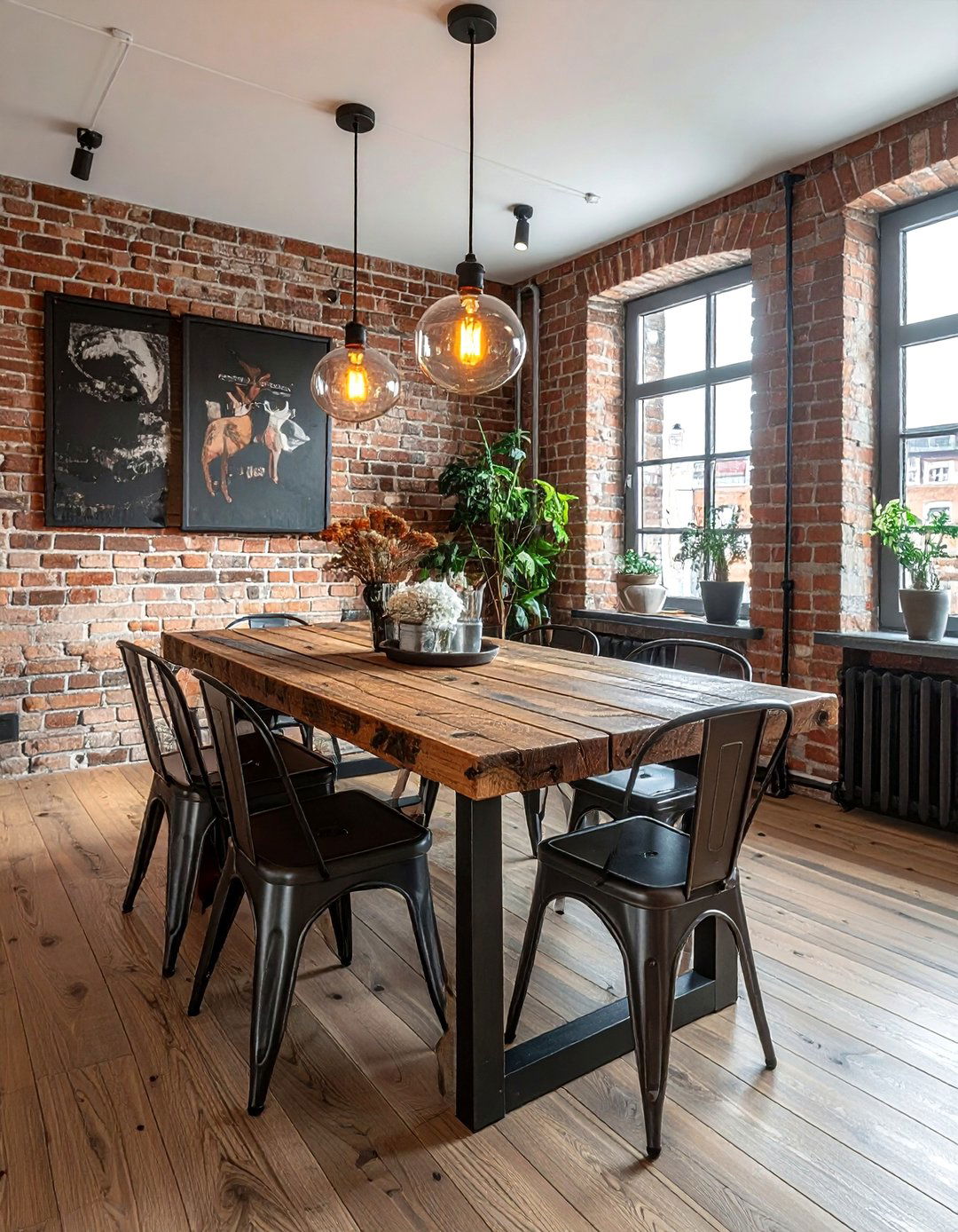 Industrial Scandinavian dining room - 30 Scandinavian dining room ideas