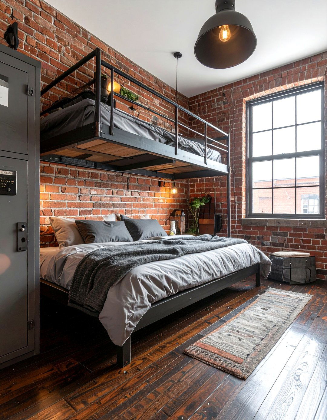 Industrial Shared Bedroom - 30 quadruple bedroom ideas