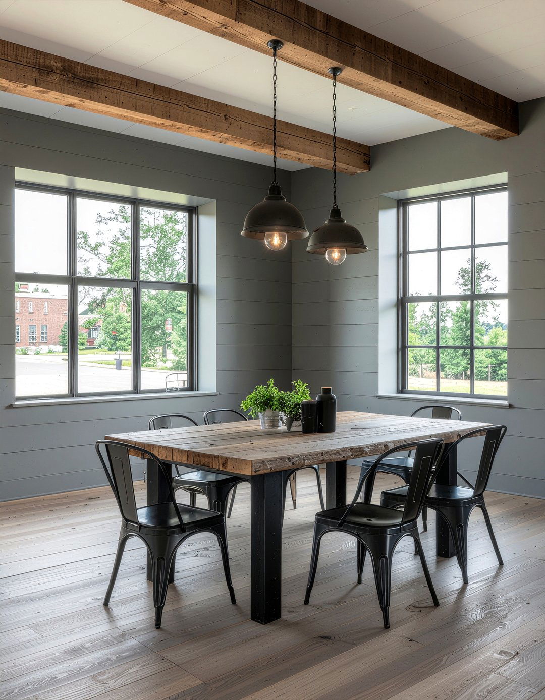 Industrial Shiplap Dining Room - 30 dining room shiplap ideas