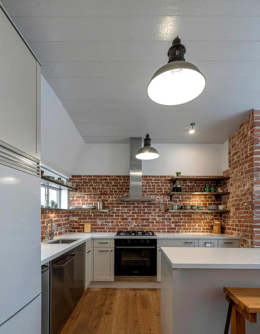 Industrial Shiplap Kitchen Ceiling - 30 kitchen shiplap ceiling ideas