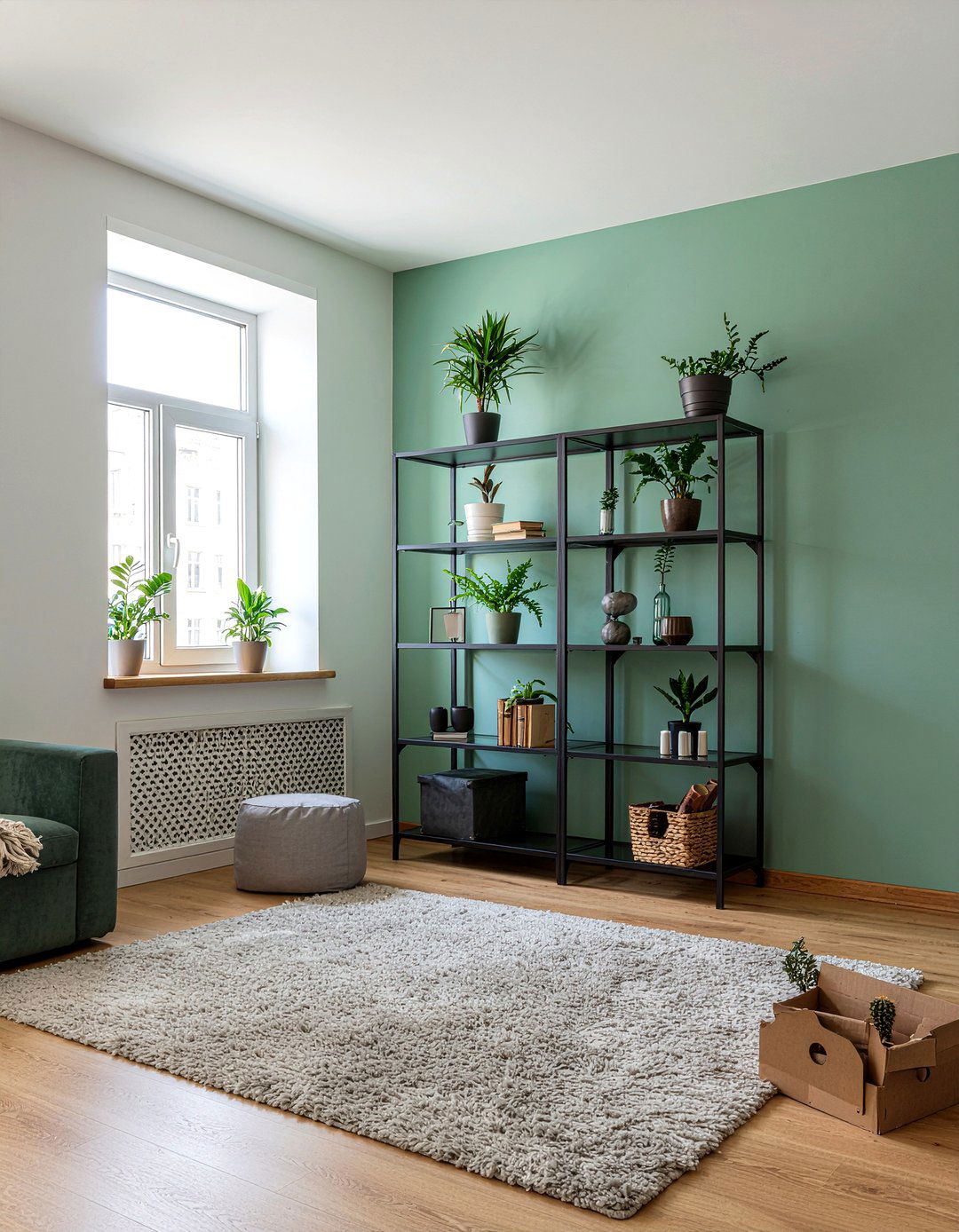 Industrial Slate Shelving Living Room - 30 slate living room ideas