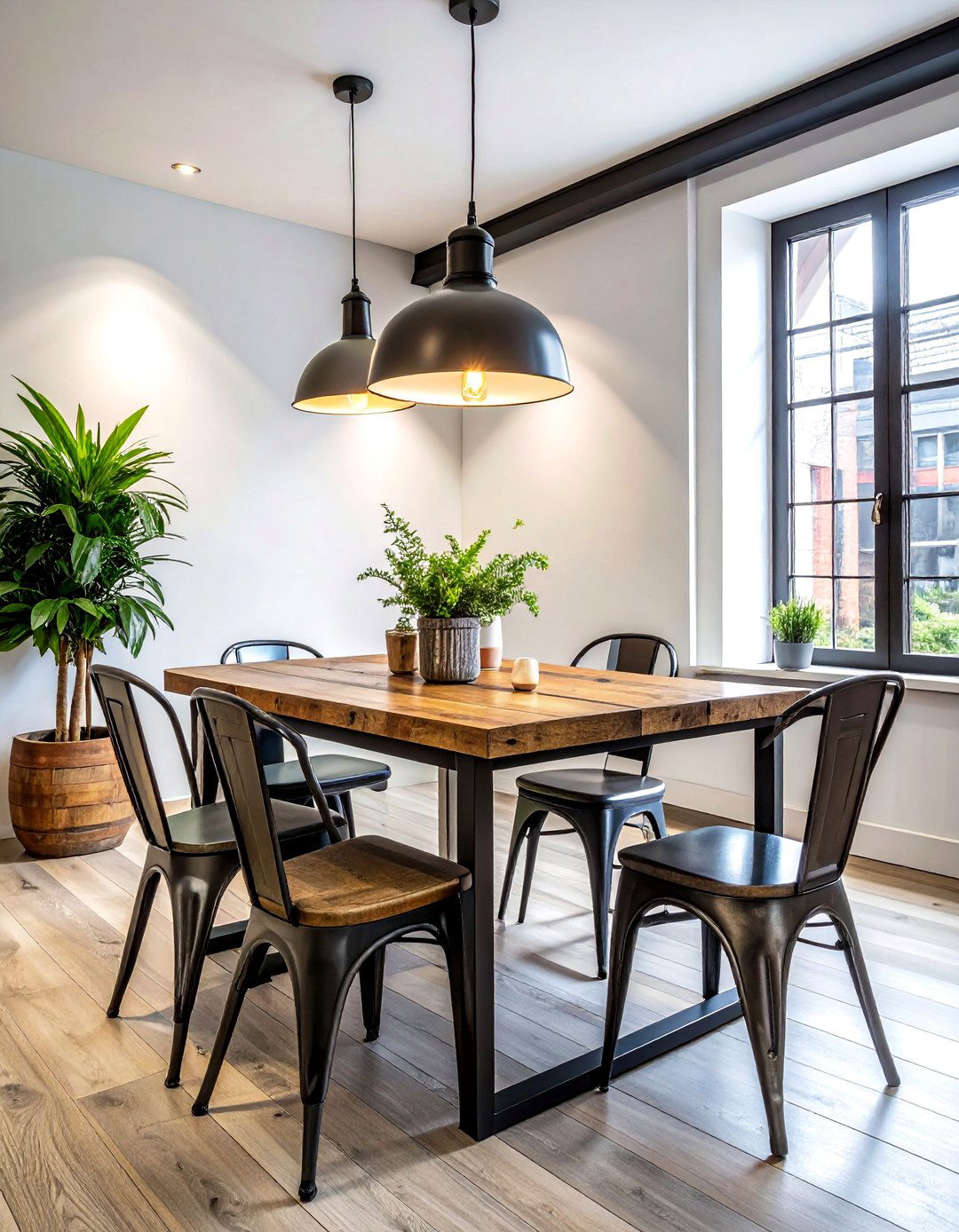 Industrial Square Dining Table - 30 square dining table ideas