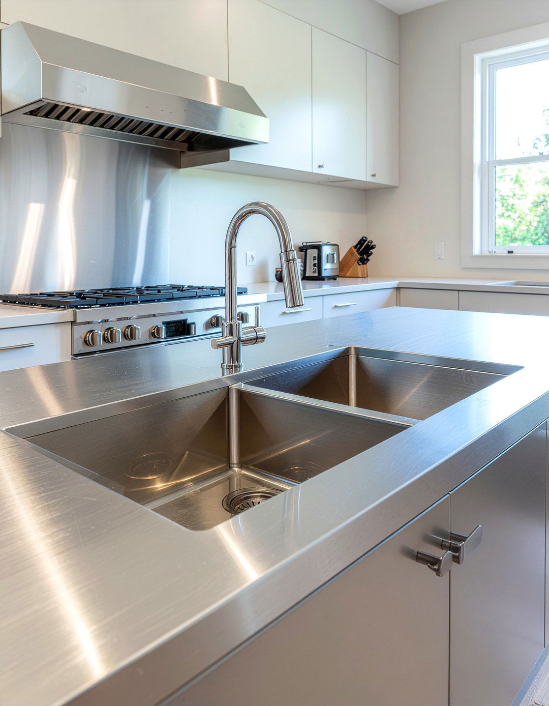 Industrial Stainless Steel Single Bowl Sink - 30 single bowl sink kitchen ideas