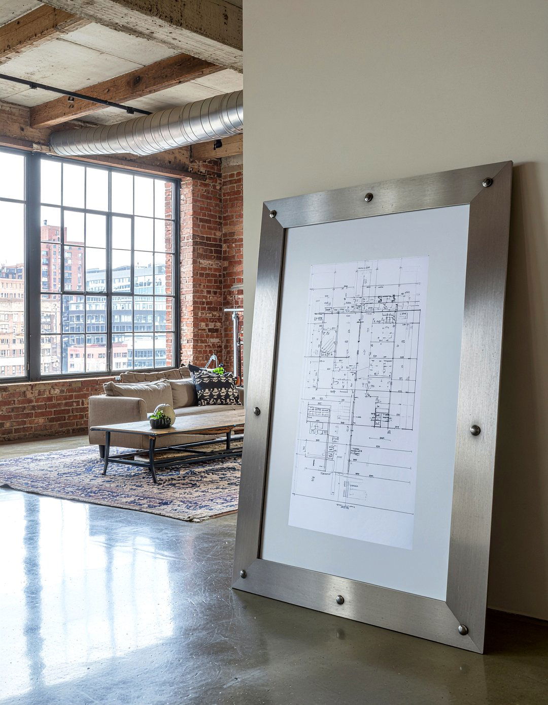 Industrial Steel Picture Frame - 30 living room picture frames