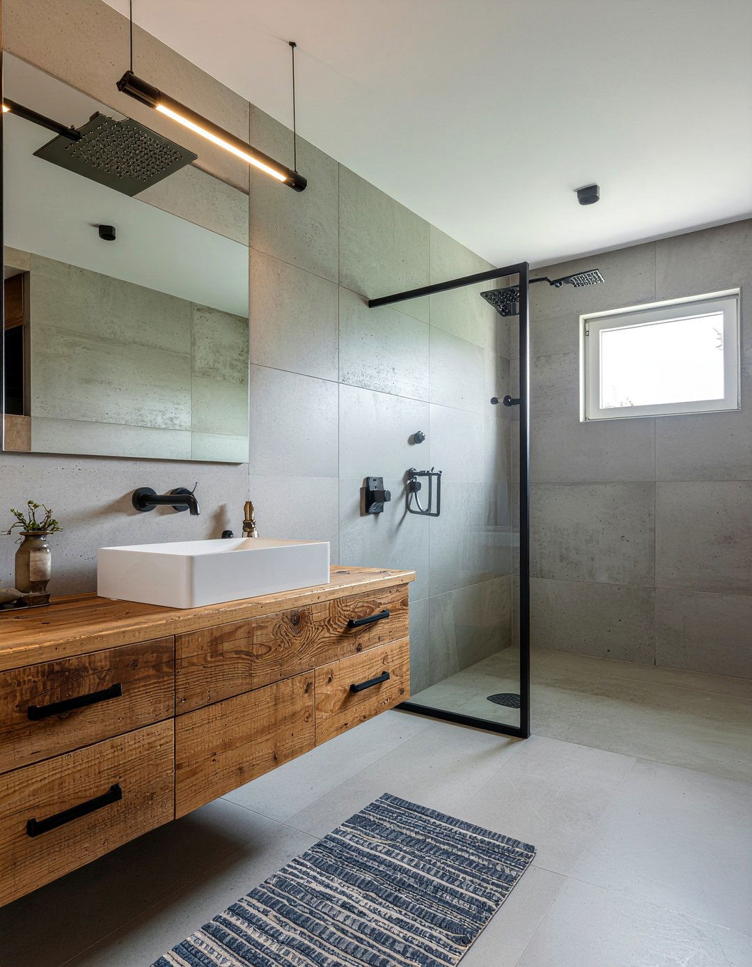 Industrial Style Bathroom - 30 new build bathroom ideas