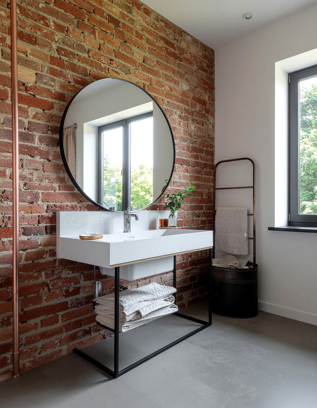 Industrial Style Bathroom - 30 bathroom major renovation ideas