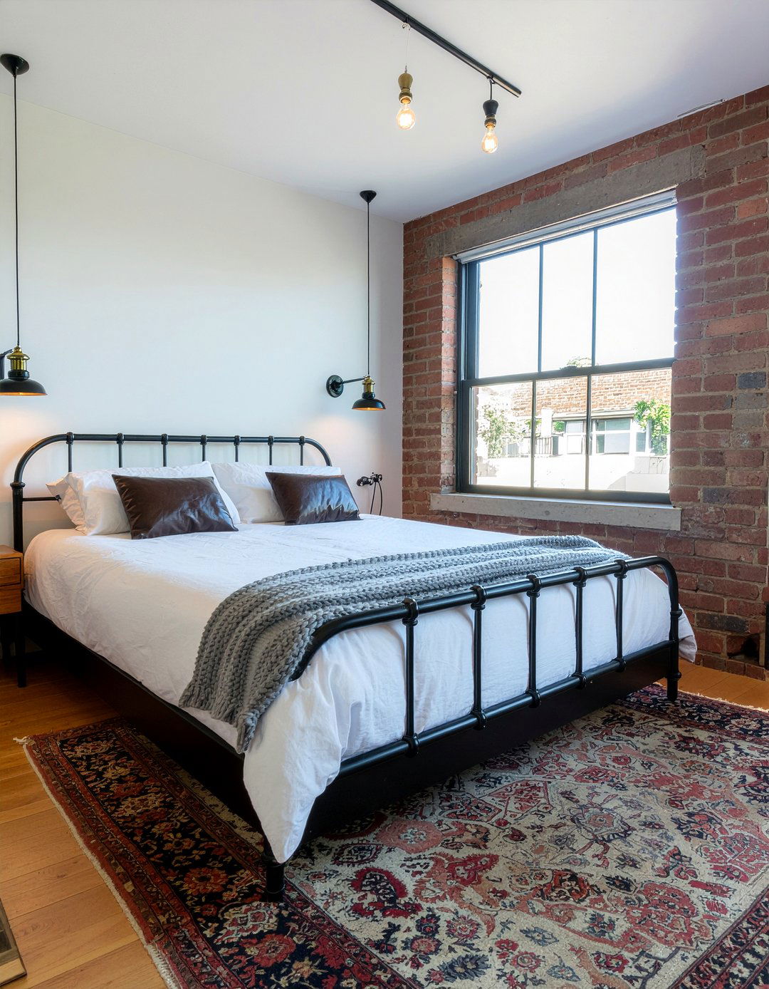 Industrial Style Bedroom - 30 queen size bedroom ideas