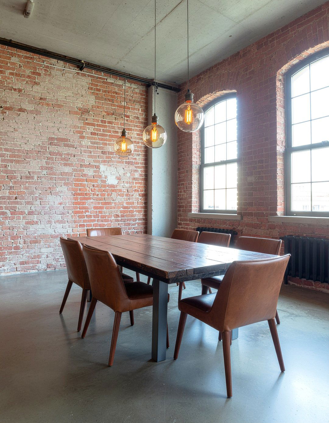 Industrial Style Dining - 30 eye-catching dining room ideas
