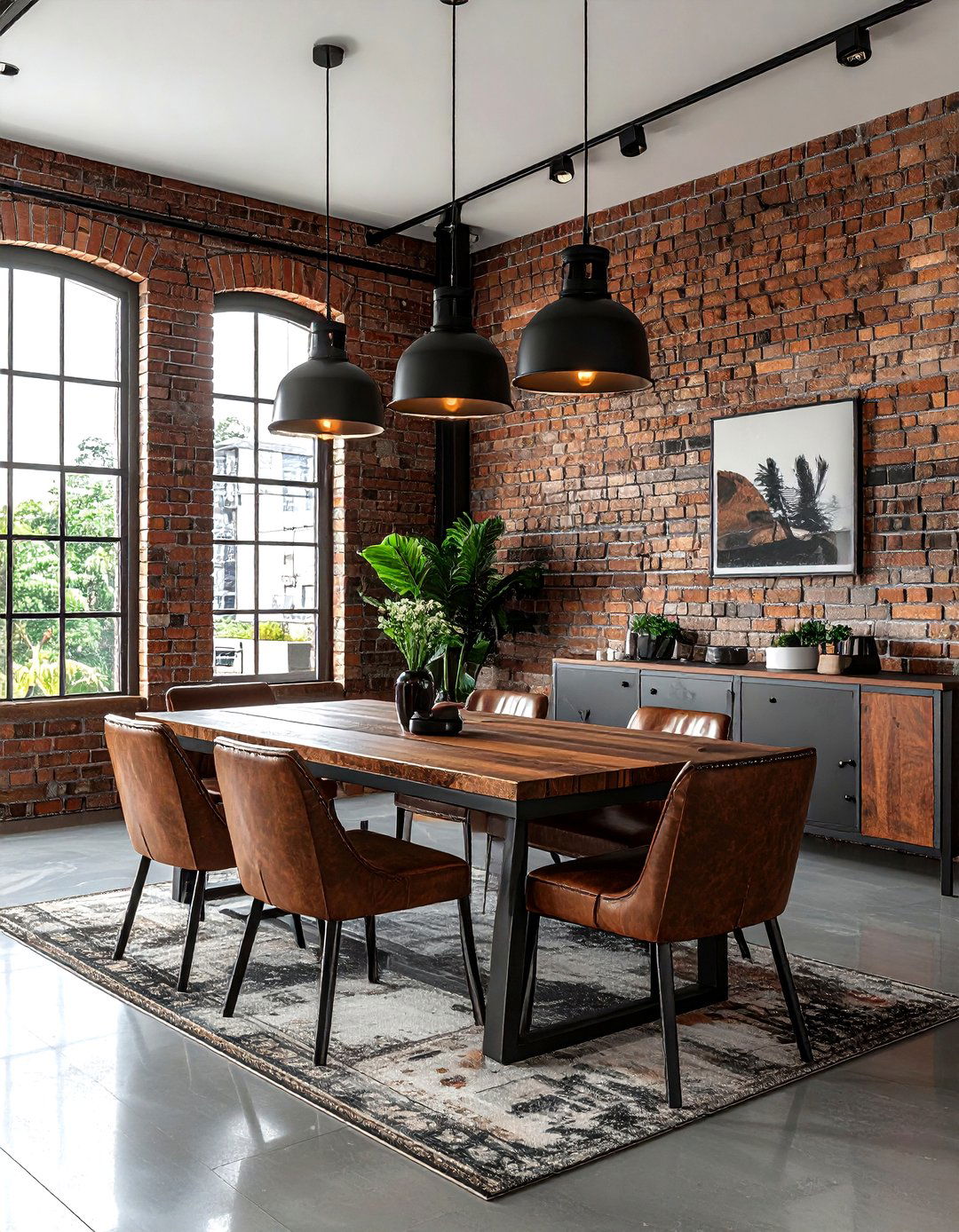 Industrial Style Dining Room - 30 Brazilian dining room ideas