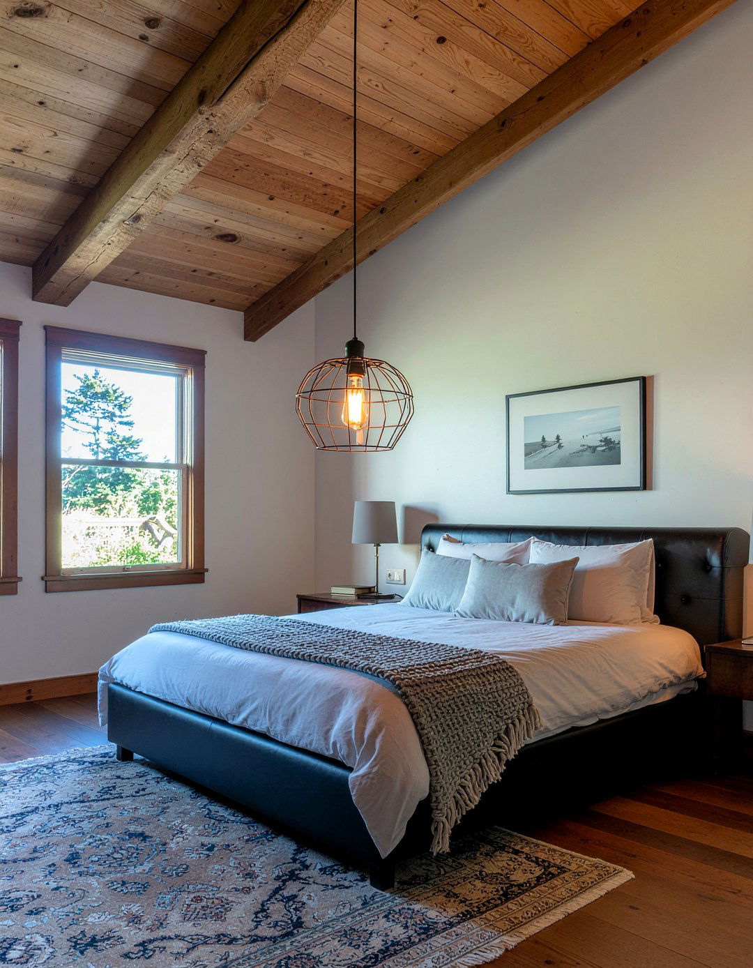 Industrial Style Edison Bulb - 30 bedroom lighting ideas