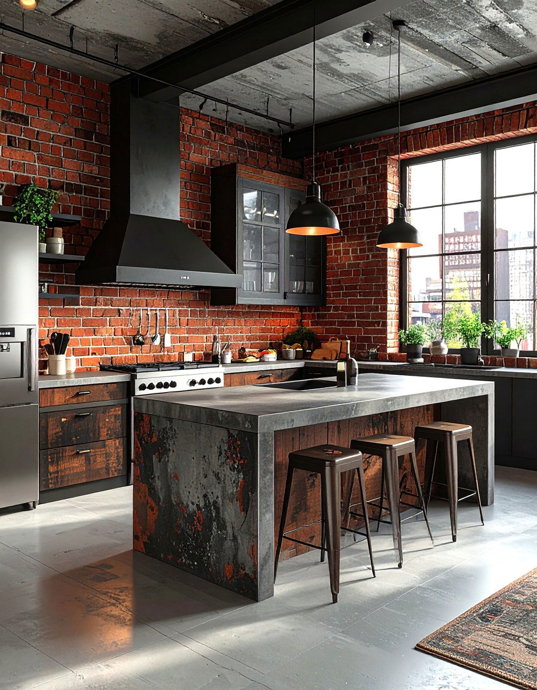 Industrial Style Kitchen - 30 kitchen enhancement ideas