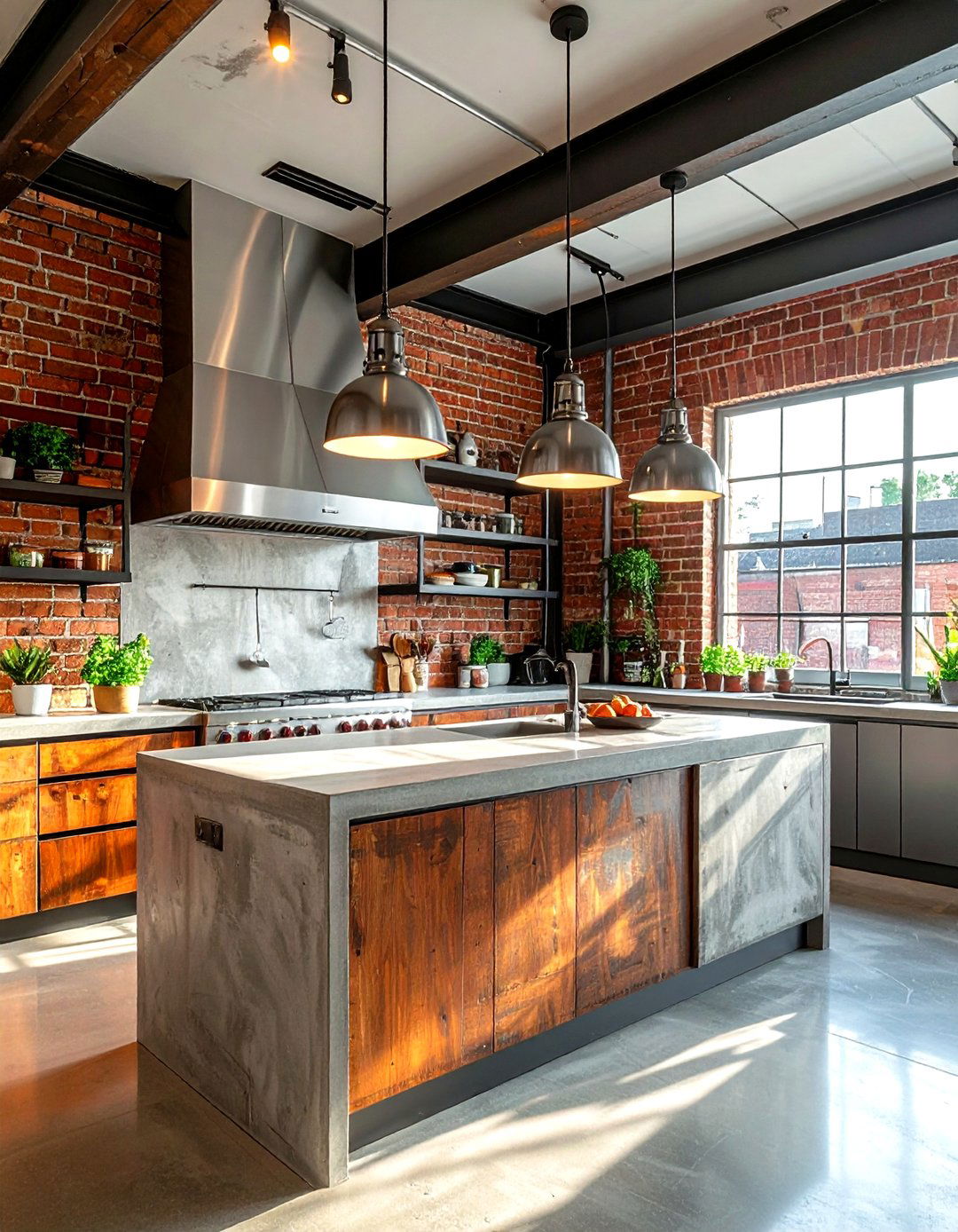 Industrial Style Kitchen - 30 clean kitchen ideas