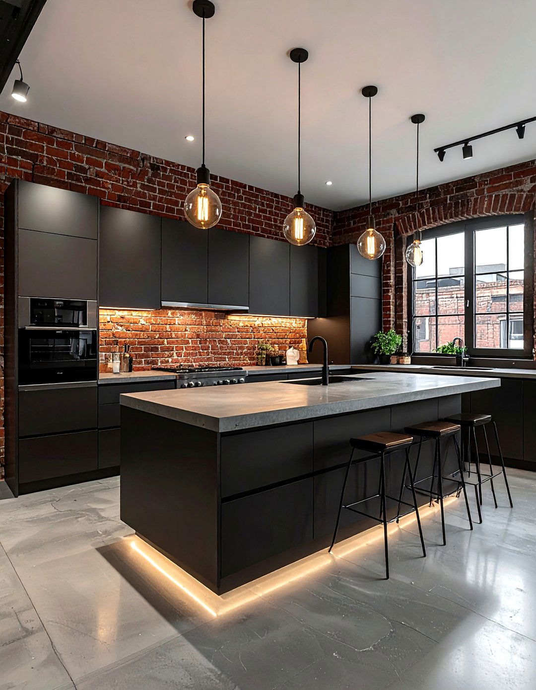 Industrial Style Kitchen - 30 studio kitchen ideas