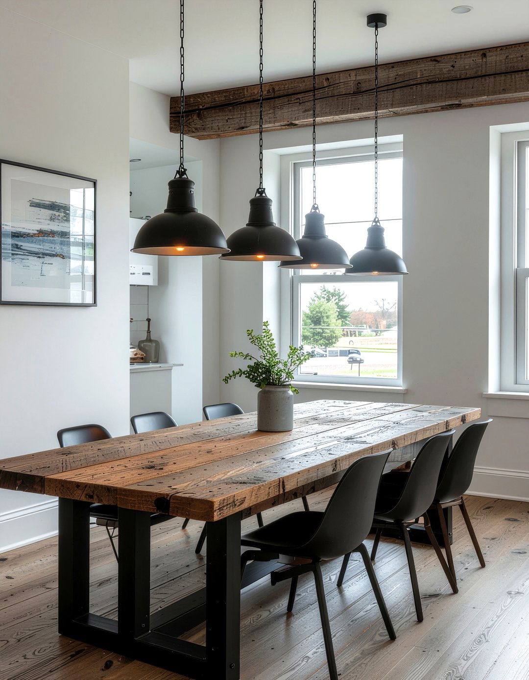 Industrial Style Lighting - 30 ambient dining room ideas