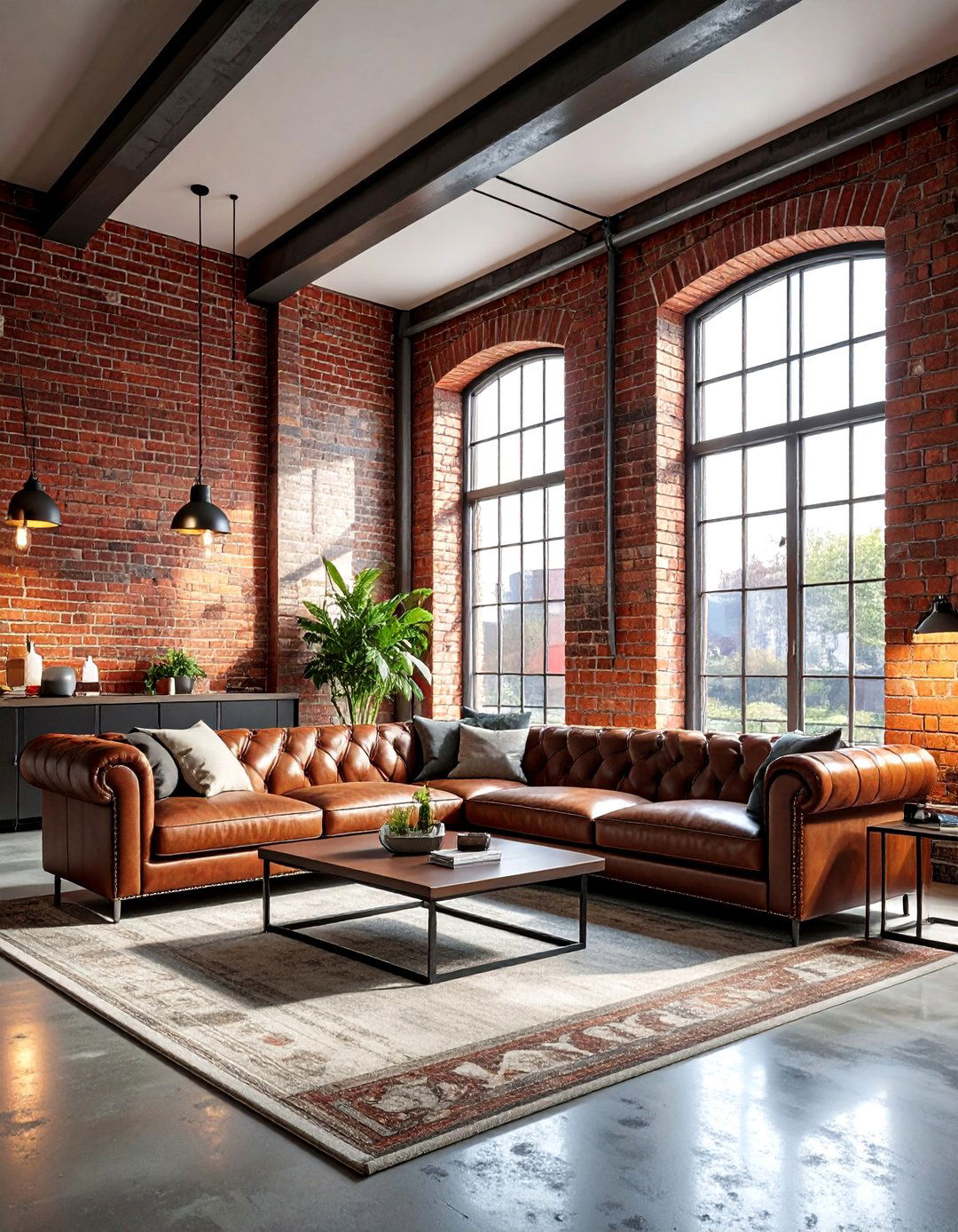 Industrial Style Loft - 30 home decorating ideas