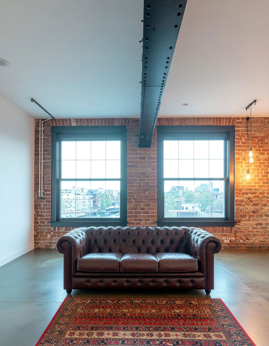 Industrial Style Loft - 30 townhouse living room ideas