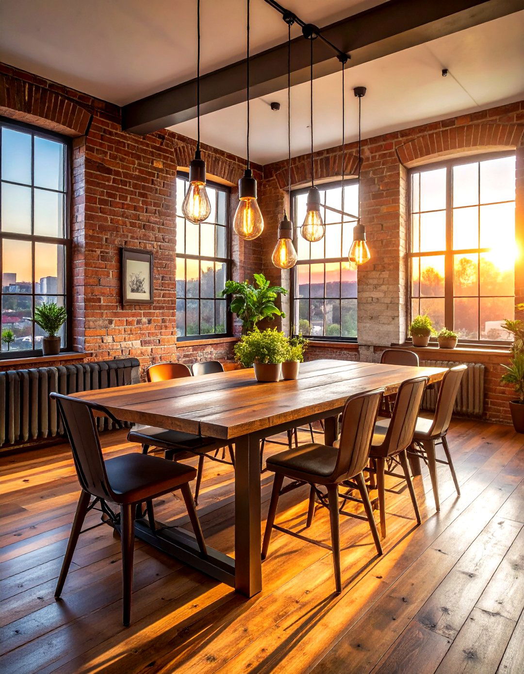 30 Sunset Dining Room Ideas to Create a Warm Atmosphere