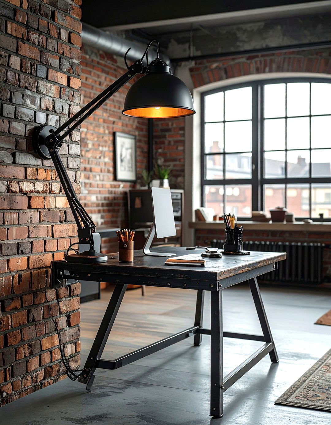 Industrial Swing Arm Lamp - 30 desk lamp ideas