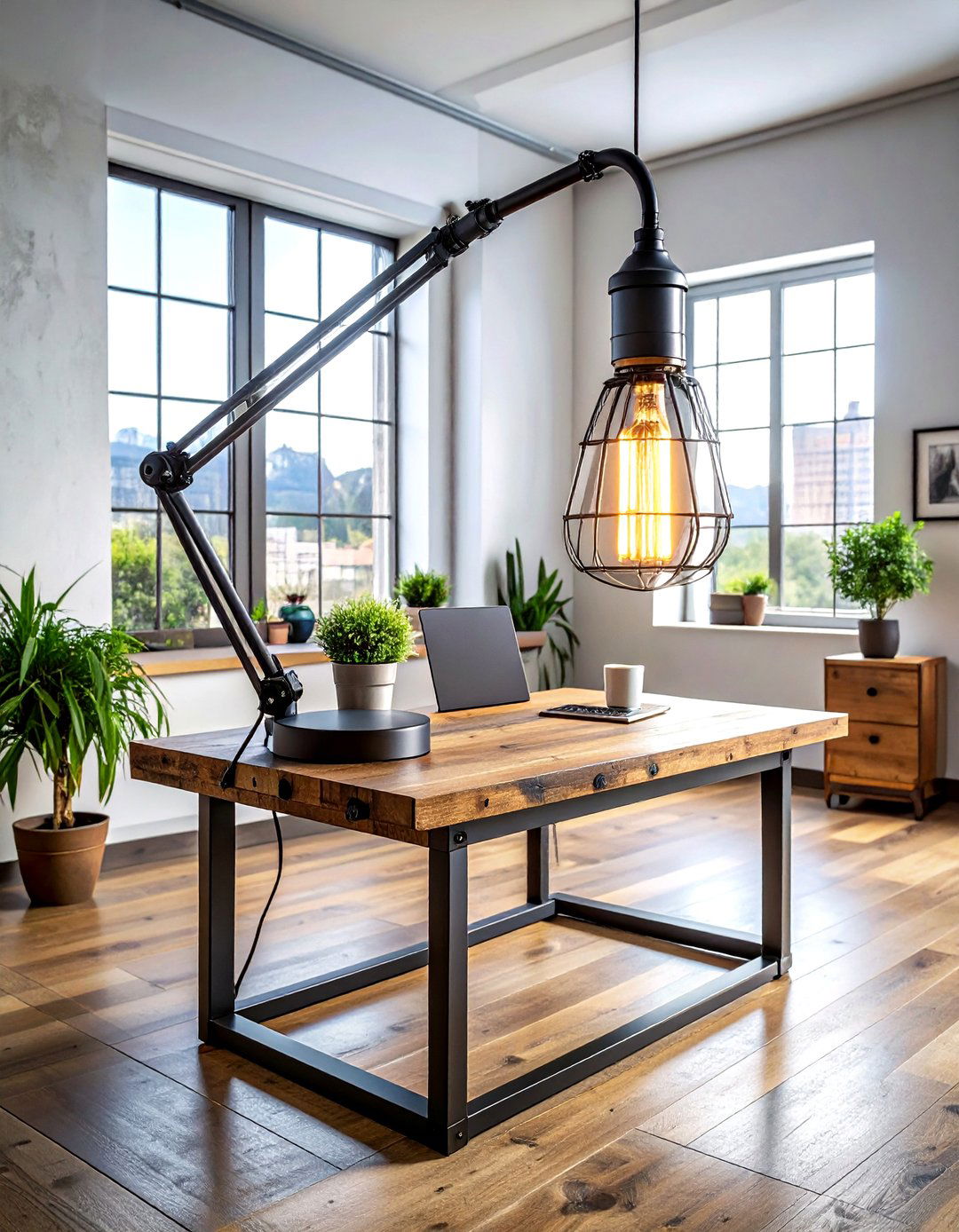 Industrial Table Lamp - 30 table lamp ideas