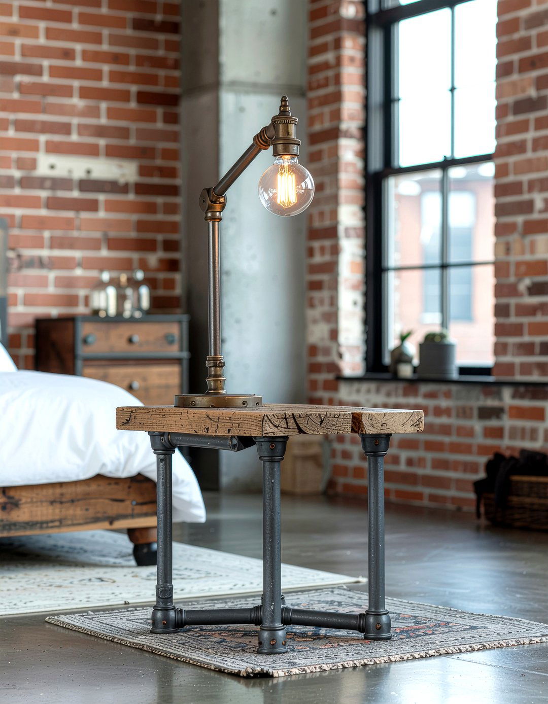 Industrial Table Lamp - 30 bedroom table lamps