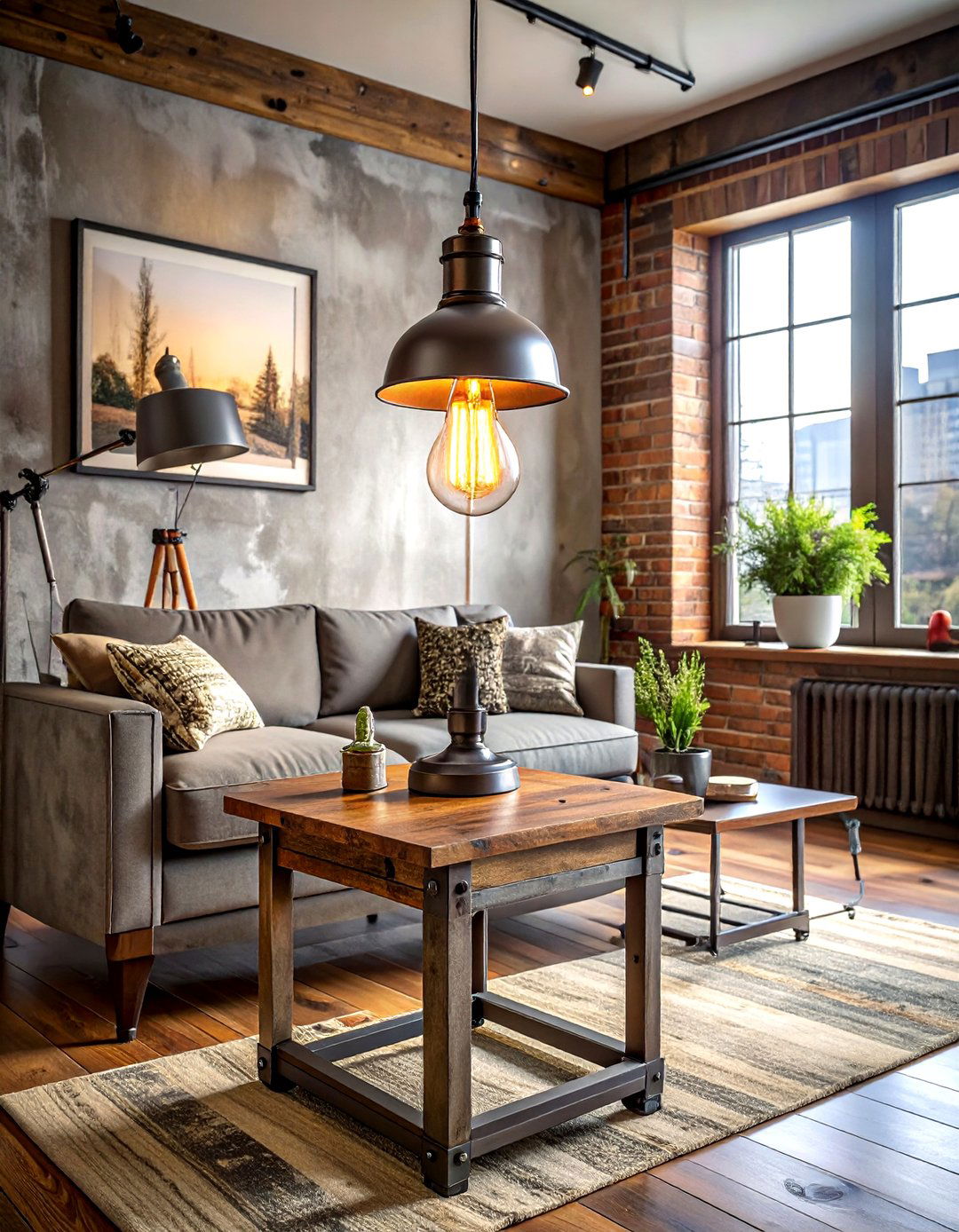 Industrial Task Lamp - 30 living room task lighting ideas