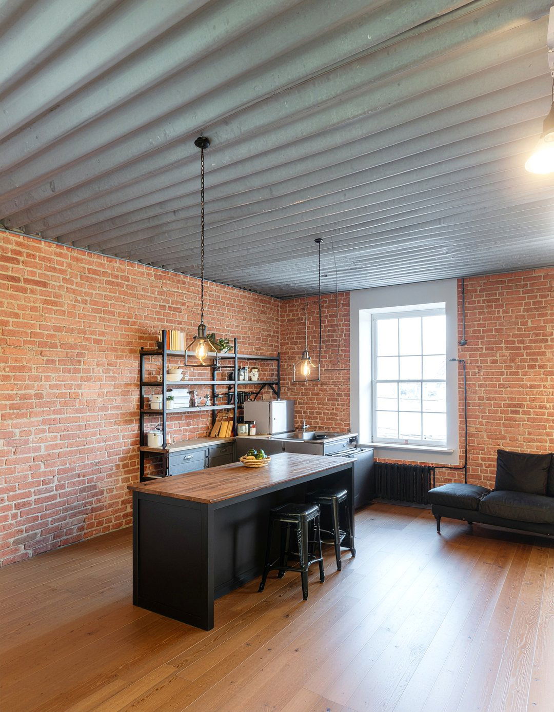 Industrial Tin Ceiling - 30 kitchen tin ceiling ideas
