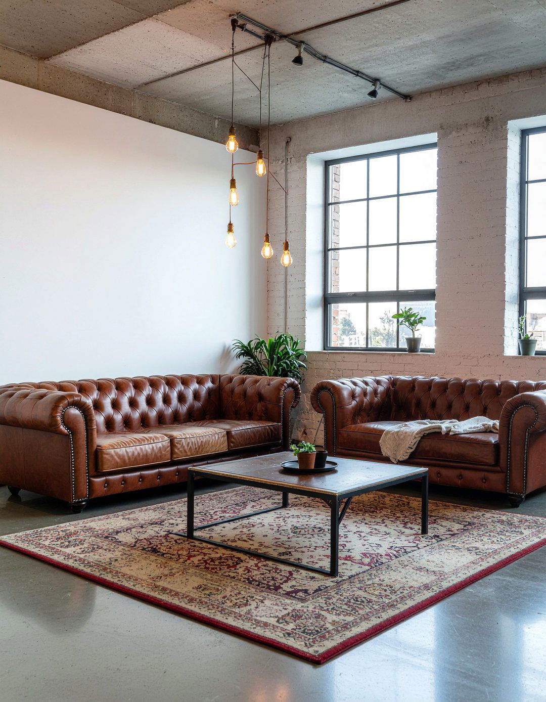 Industrial Two Sofa Living Room - 30 living room two sofa ideas