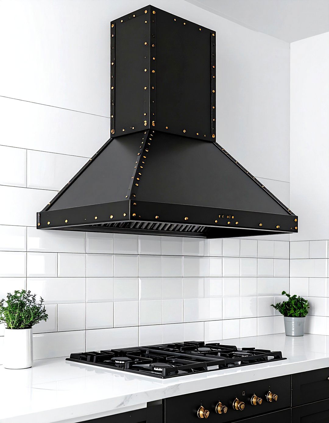 Industrial Vent Hood - 30 kitchen statement piece ideas