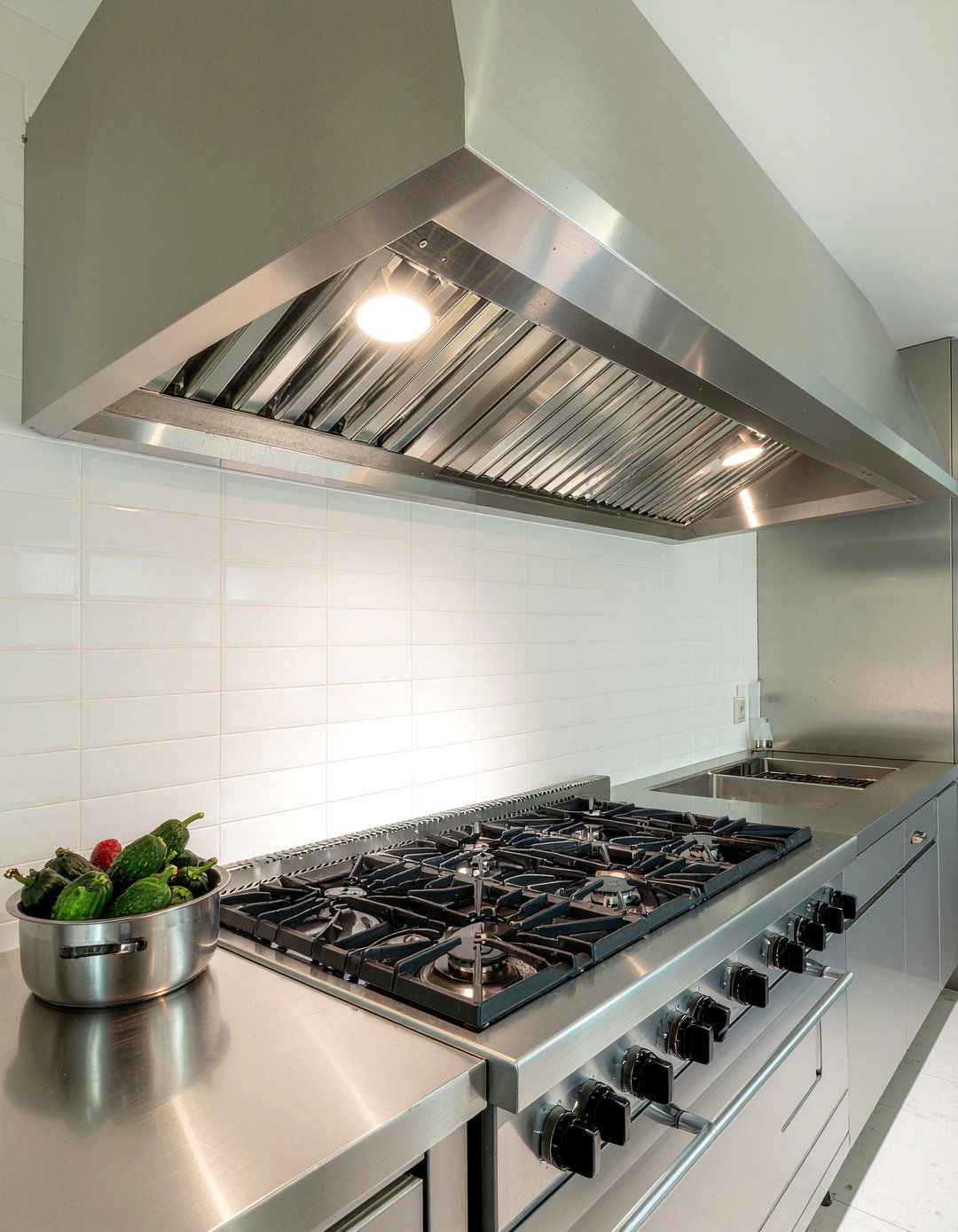 Industrial Vent Hood - 30 chef's kitchen ideas