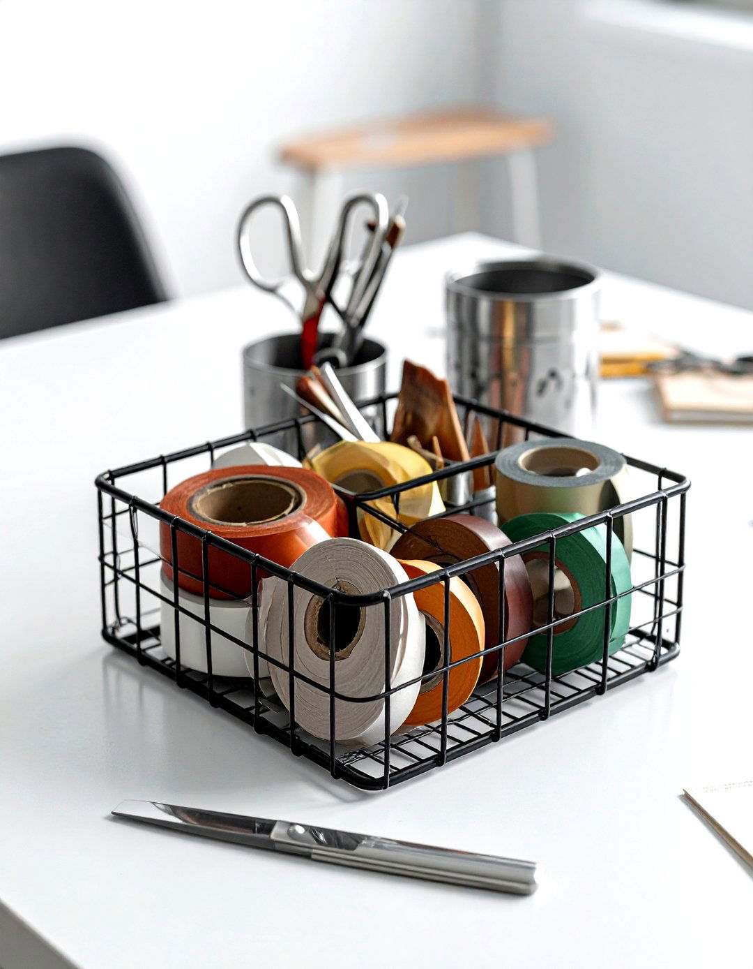 Industrial Wire Tray - 30 catch-all tray ideas