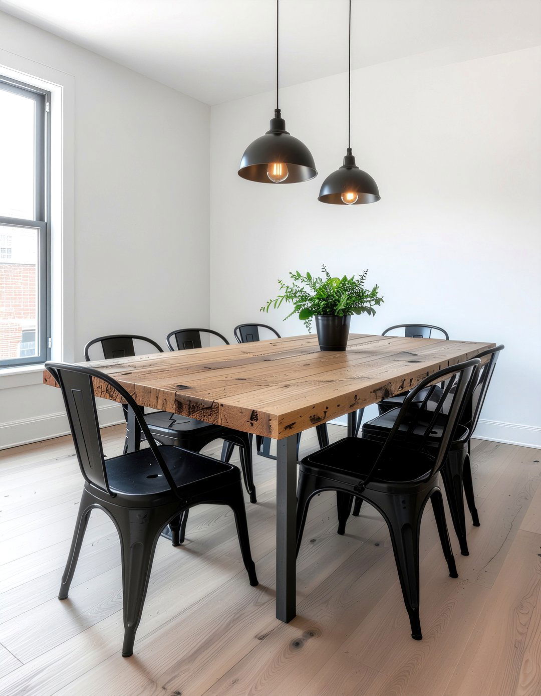 Industrial Wood And Metal Dining Table - 30 dining table for 8 ideas