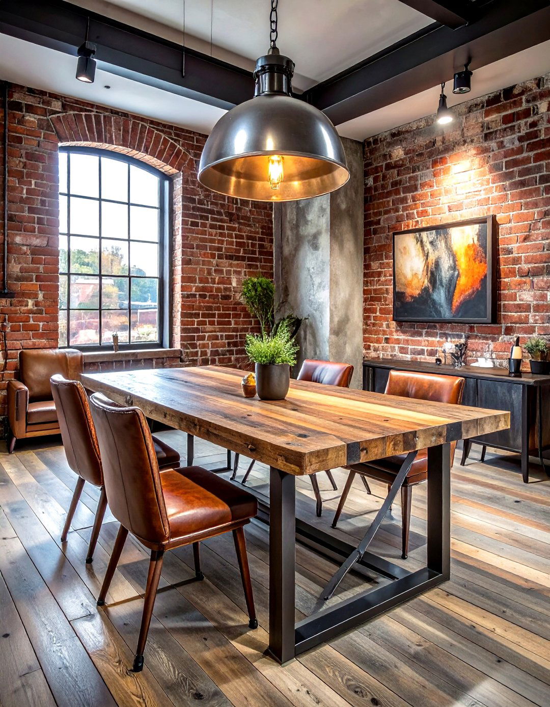 Industrial Wood And Metal Table - 30 wood dining table ideas