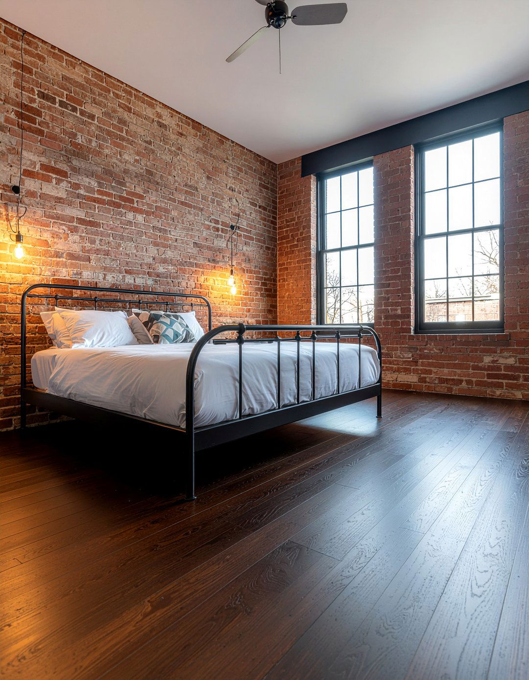 Industrial bamboo flooring - 30 bedroom bamboo flooring ideas