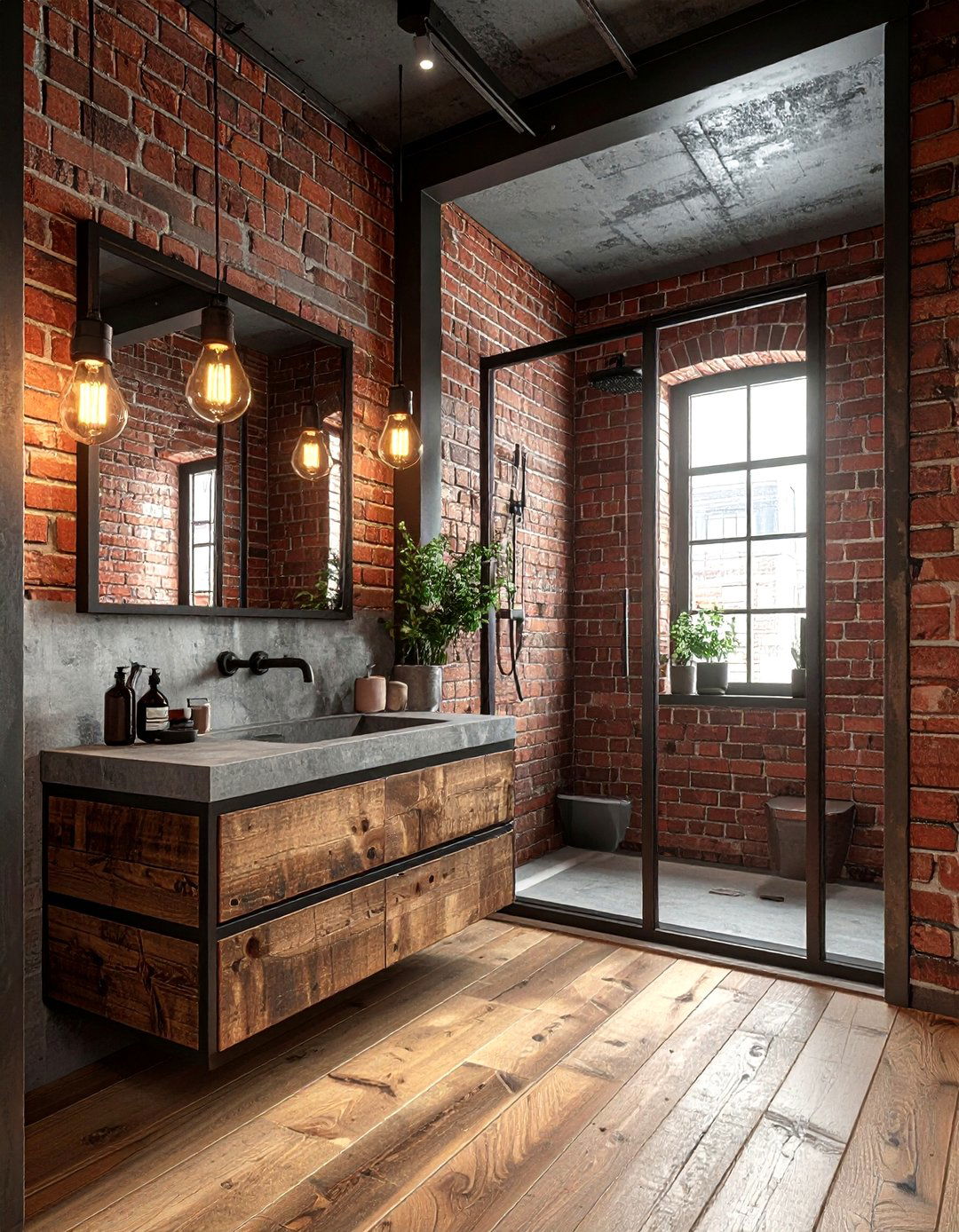 Industrial bathroom - 30 modern bathroom ideas