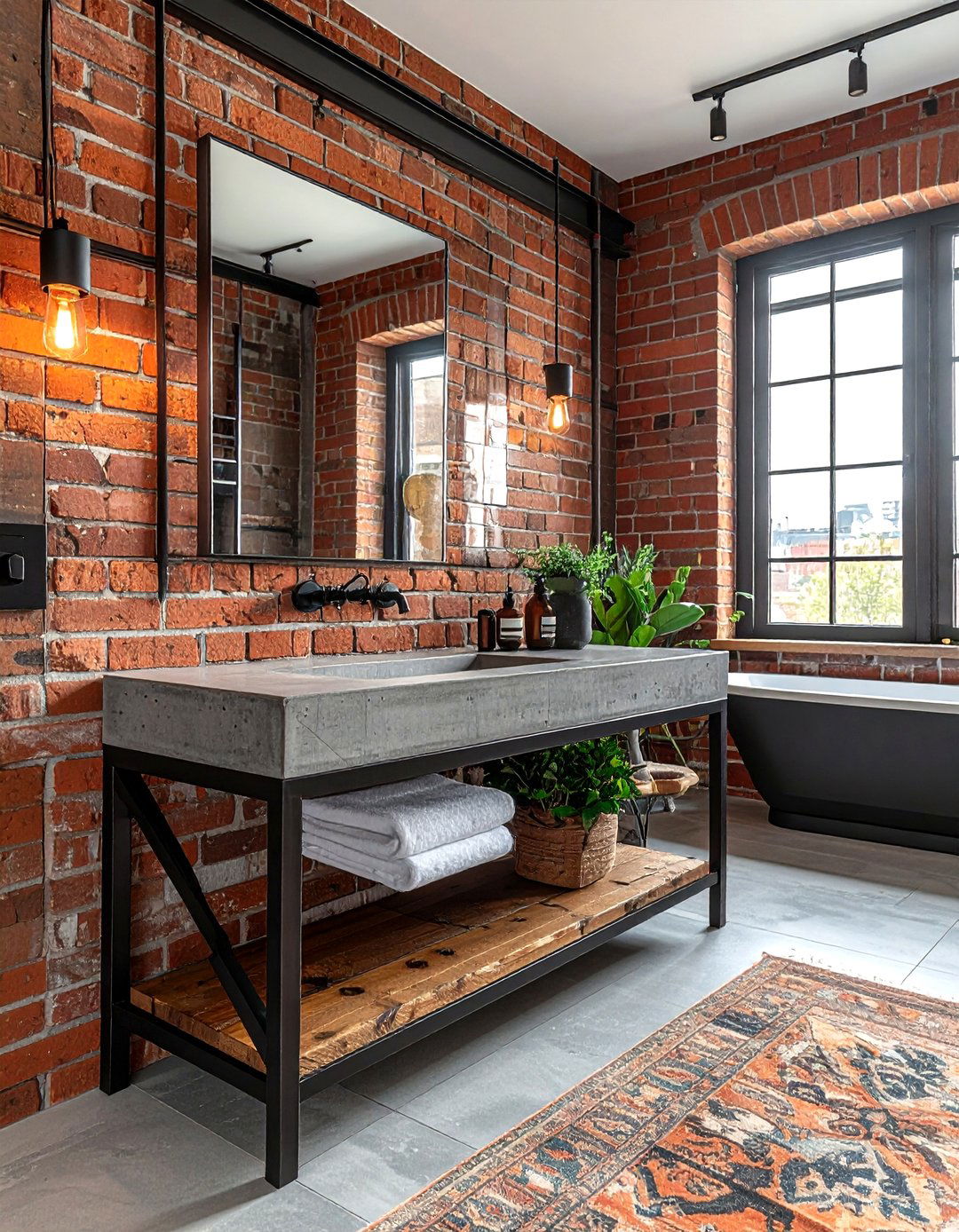 Industrial bathroom vanity - 30 bathroom vanity cabinet ideas