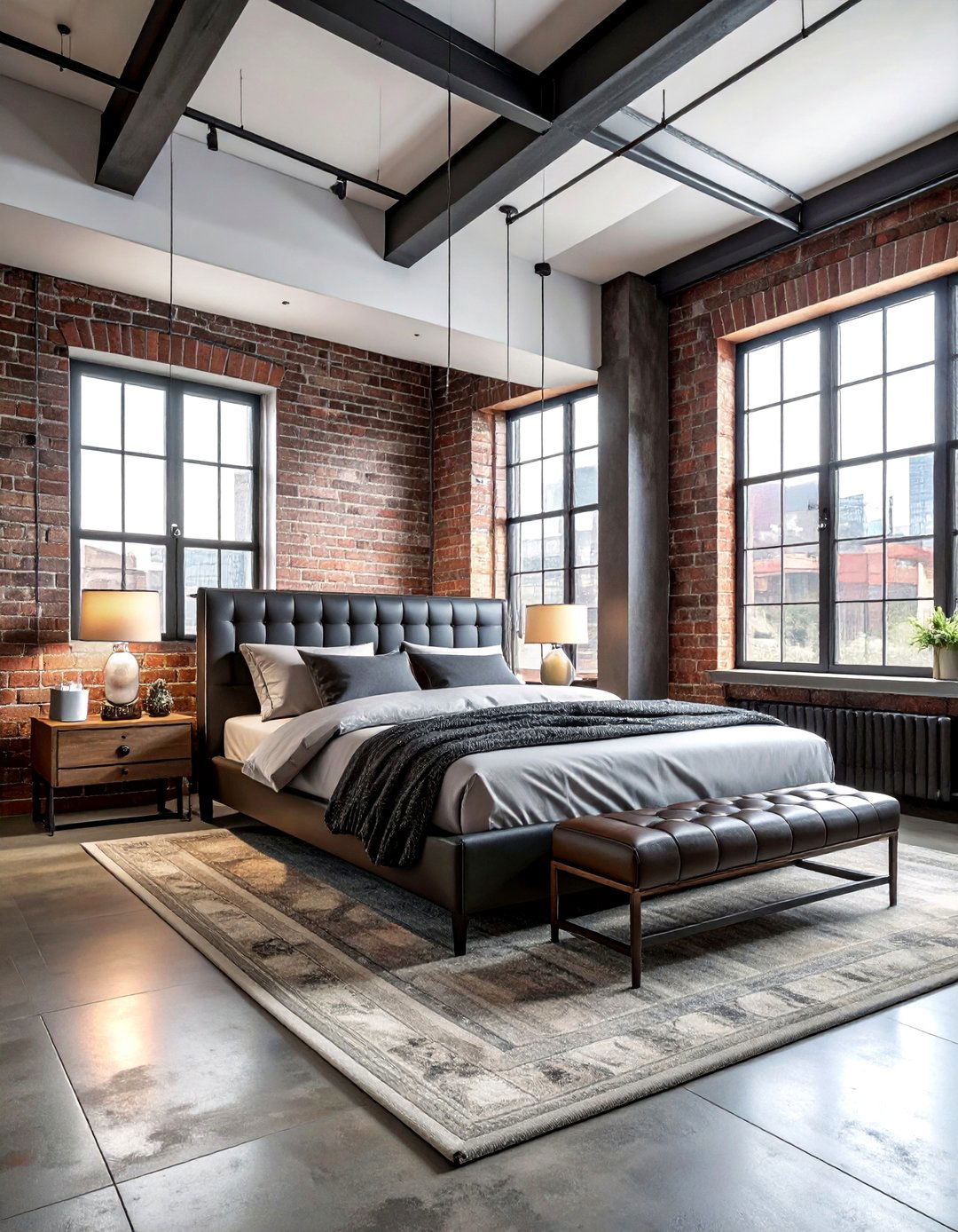Industrial bedroom - 30 primary bedroom ideas
