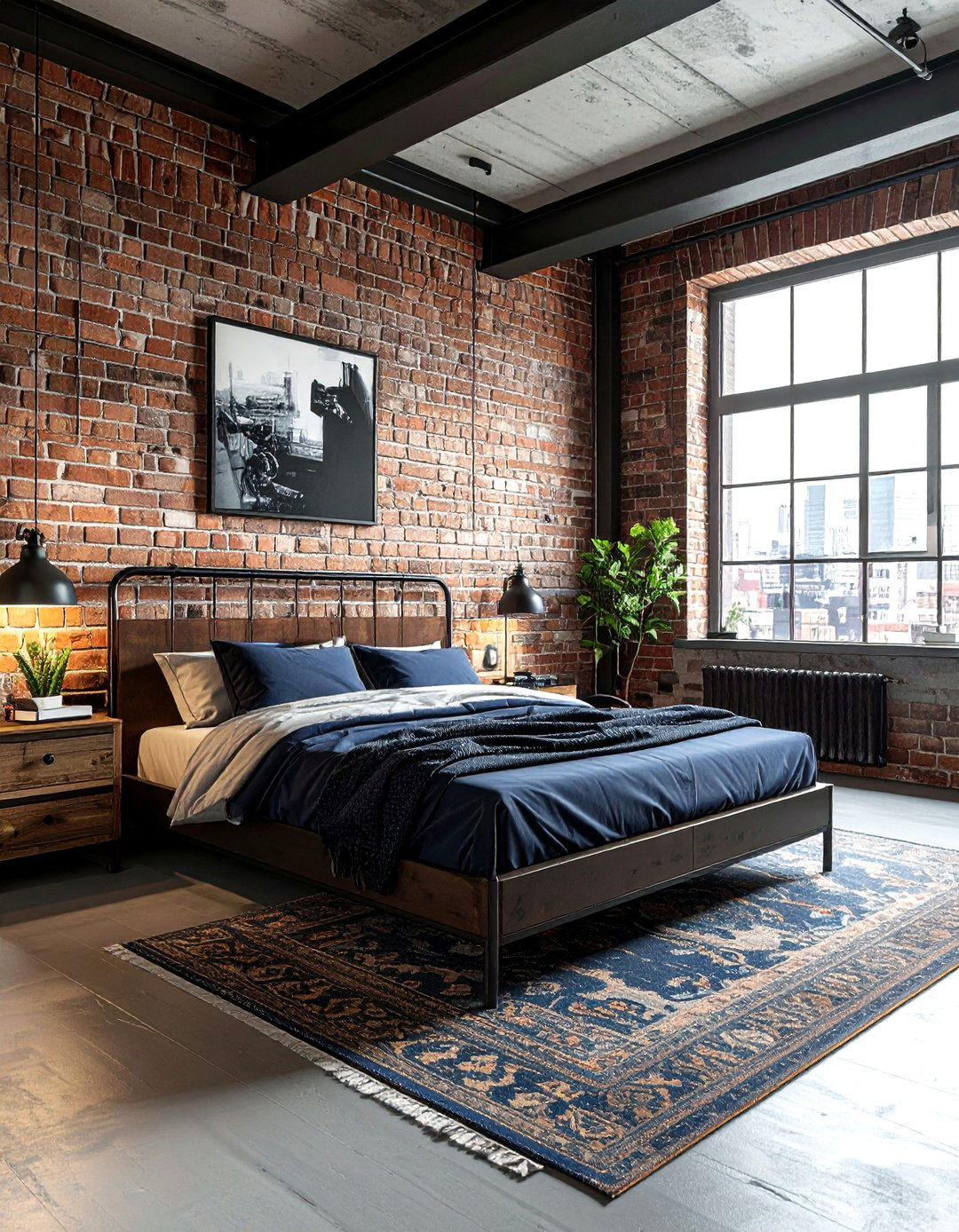 Industrial bedroom - 30 teen room decor ideas