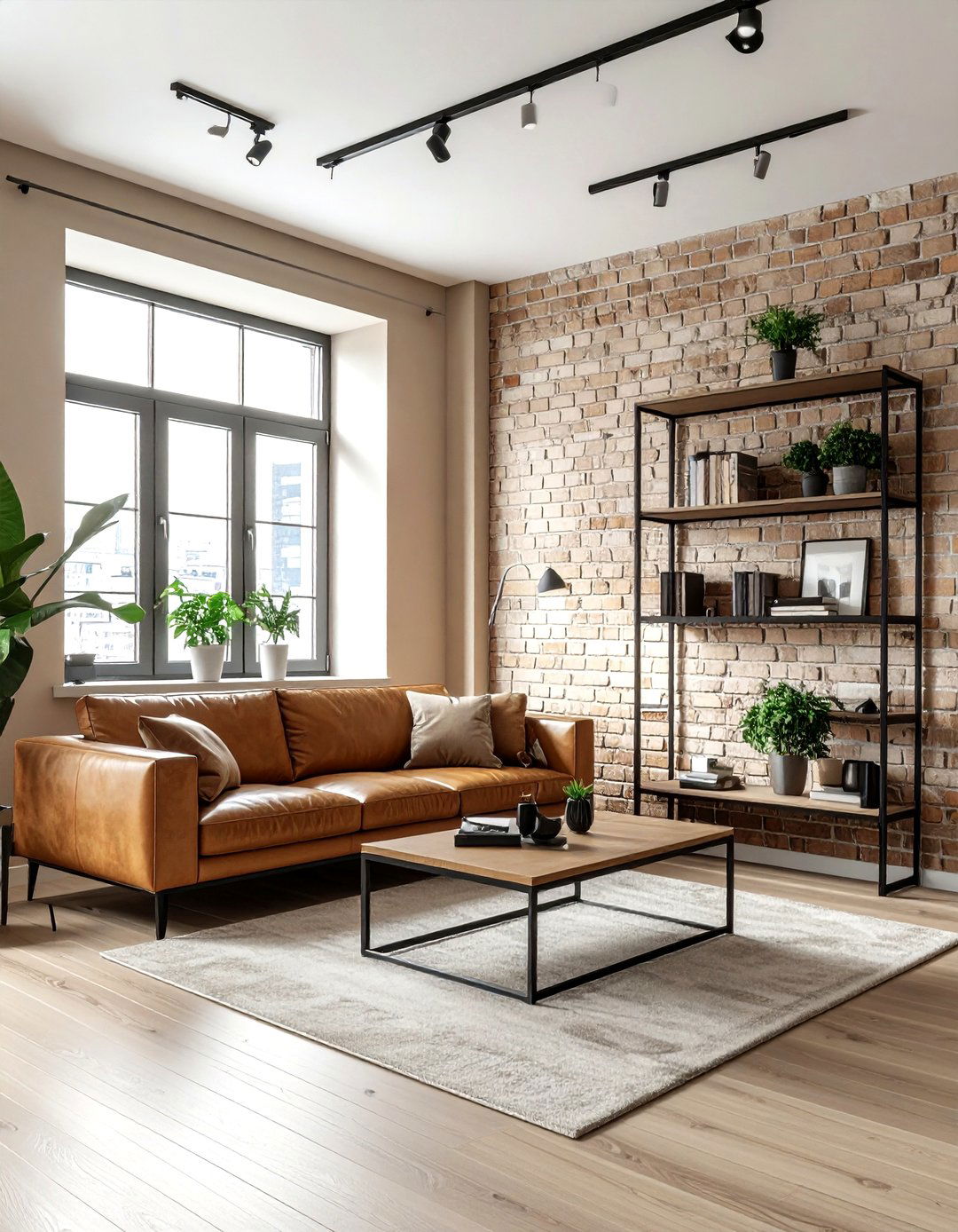 Industrial beige living room - 30 contemporary beige living room ideas