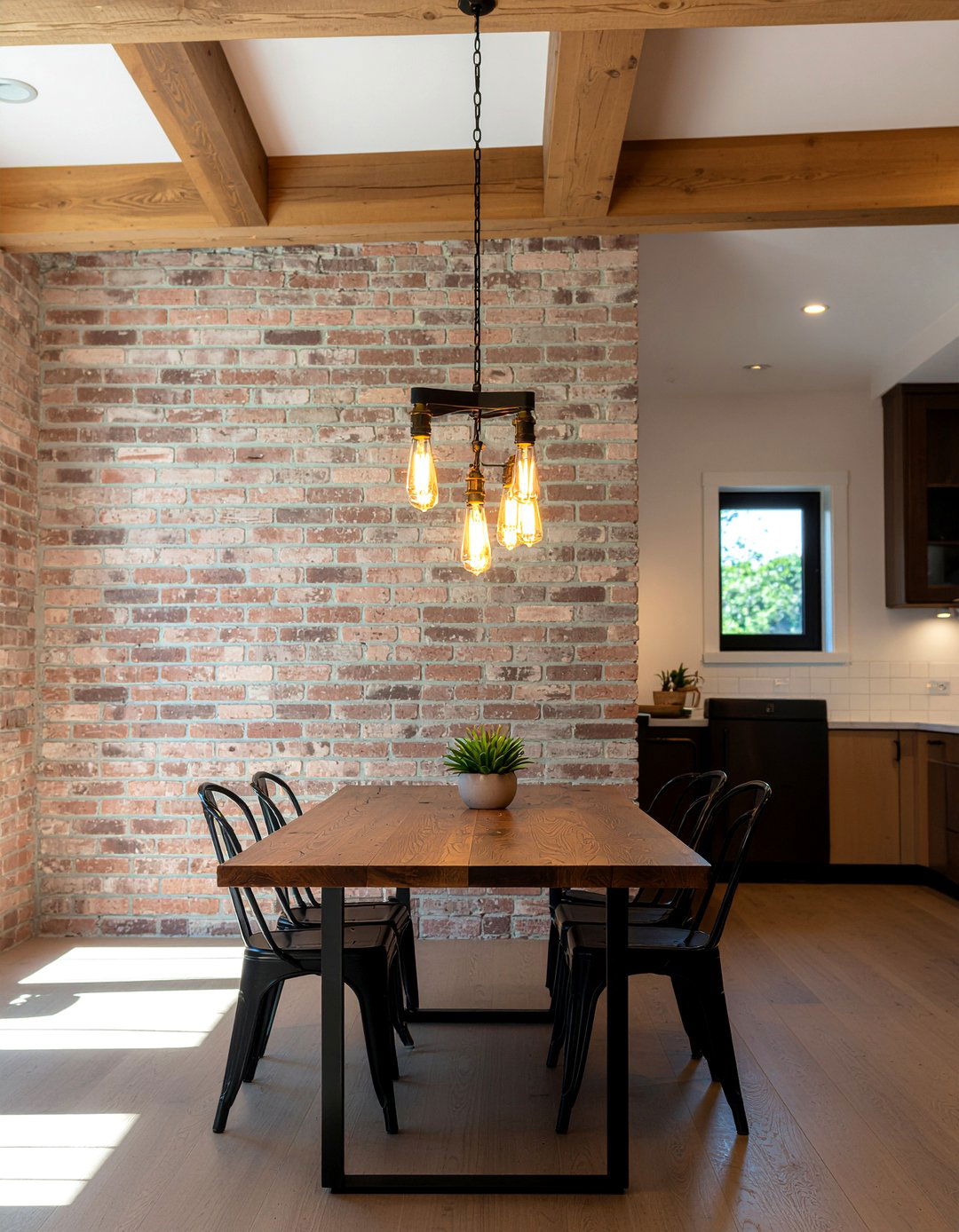 Industrial cabin light fixture - 30 cabin dining room ideas