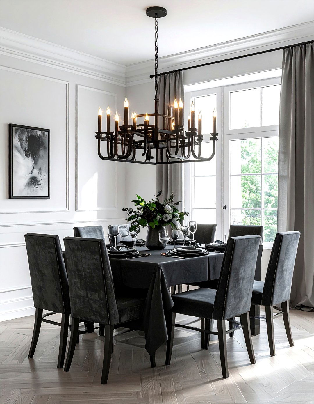 Industrial candle style chandelier dining room - 30 industrial chandelier dining room ideas